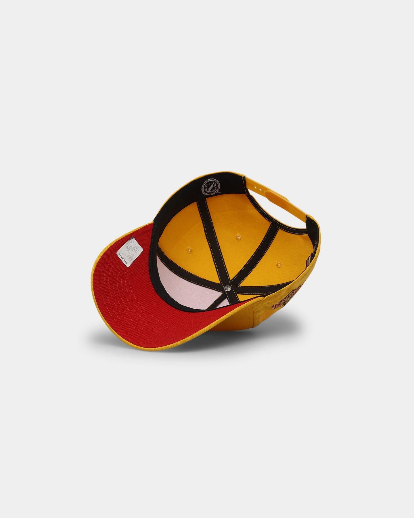 47 Brand Anaheim Ducks 'Mustard & Ketchup' Sure Shot MVP DT Snapback Yellow/Red