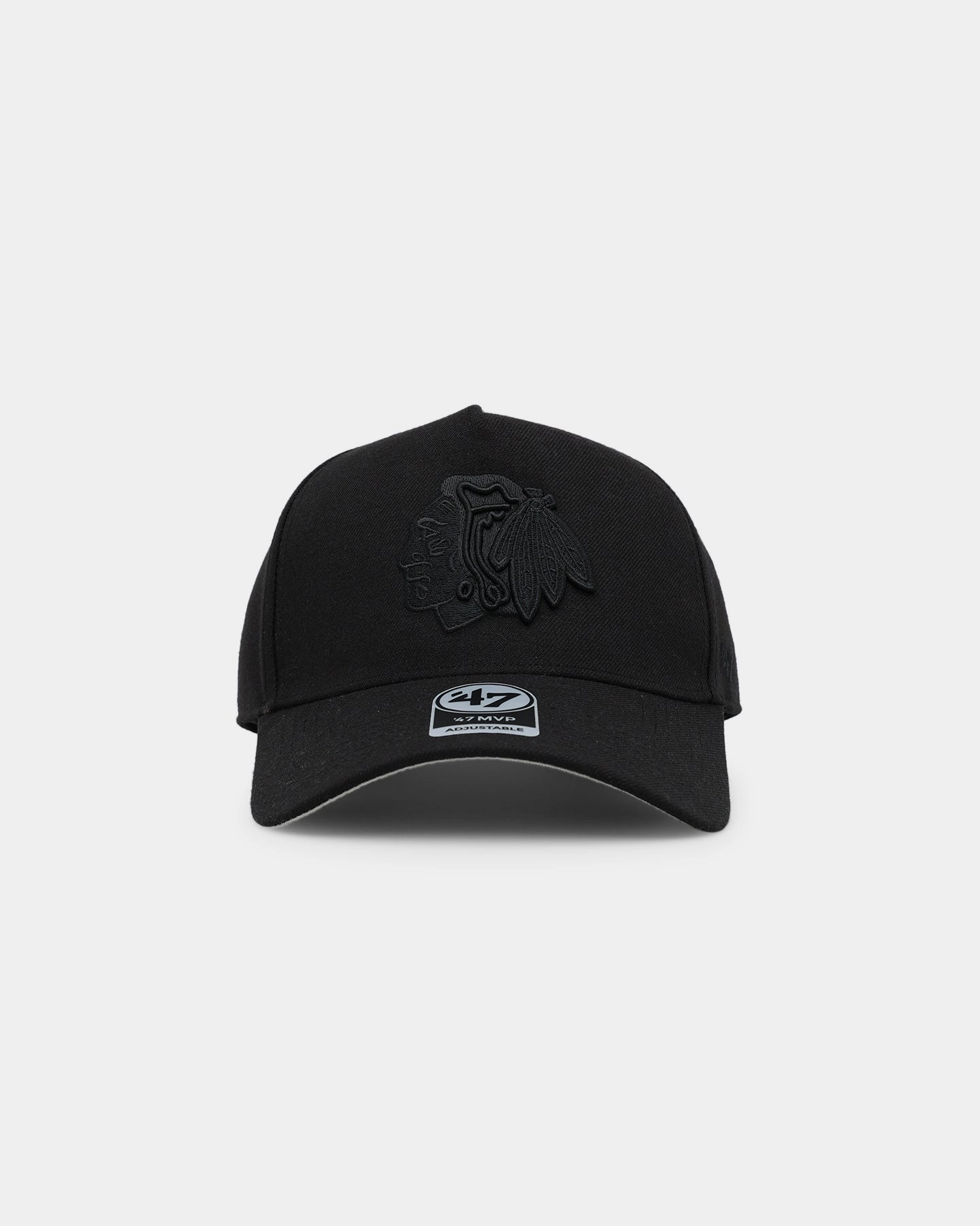 47 Brand Chicago Blackhawks 47 MVP DT Snapback Black/Black