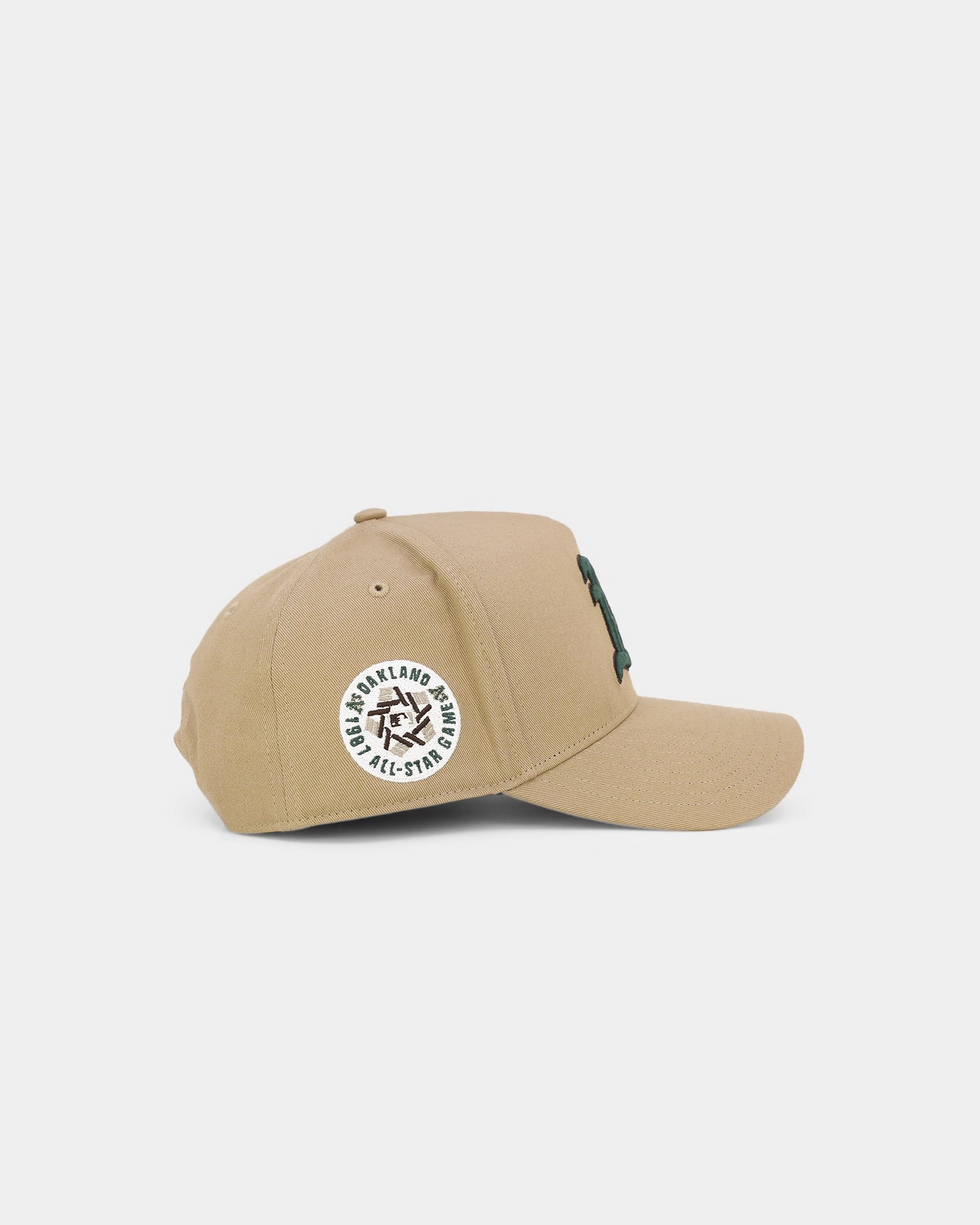 47 Brand Oakland Athletics 'Croc Hunter' MVP DT Snapback Khaki/Dark Green
