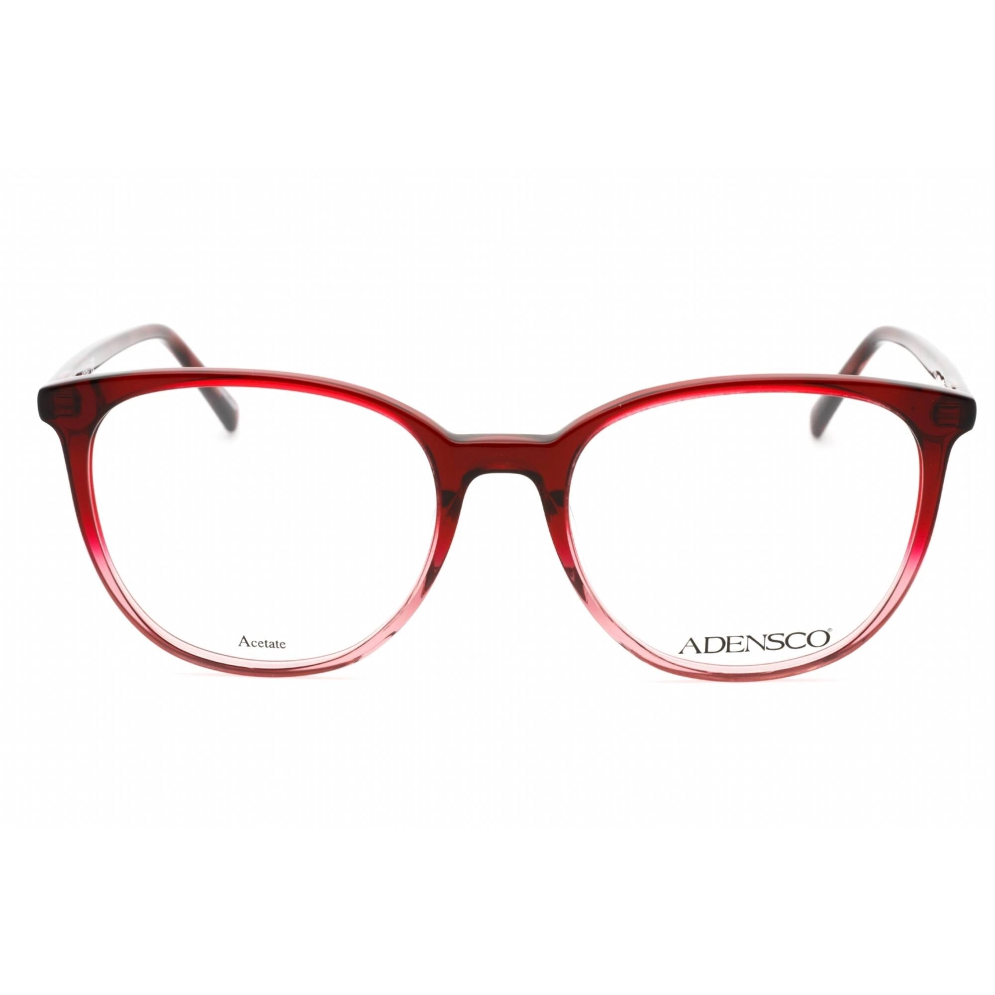 Adensco Women's Eyeglasses - Burgundy Shaded Cat Eye Plastic Frame | AD 250 07W5 00