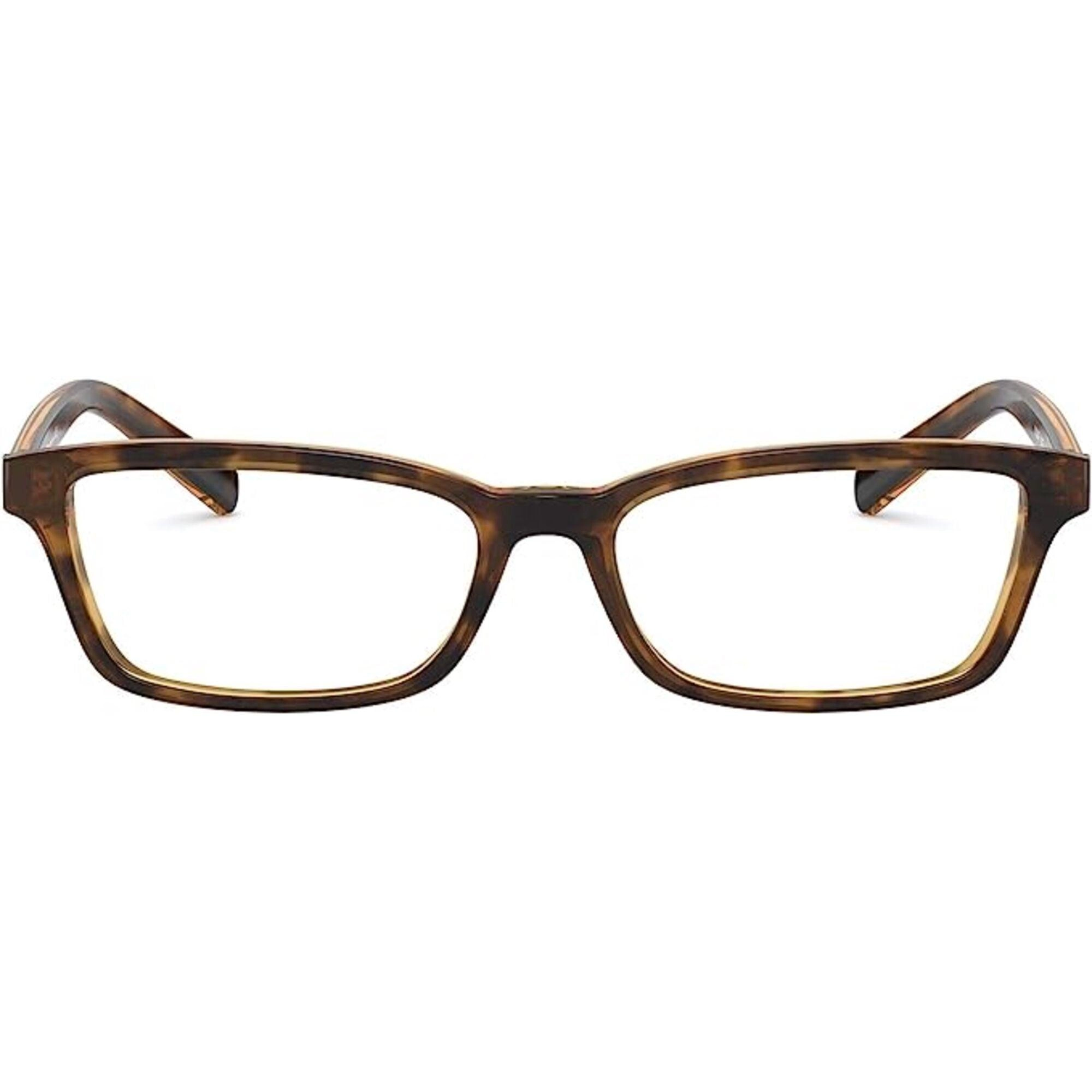 Armani Exchange Women's Eyeglasses - Shiny Havana Rectangular Frame | 0AX3074F 8037