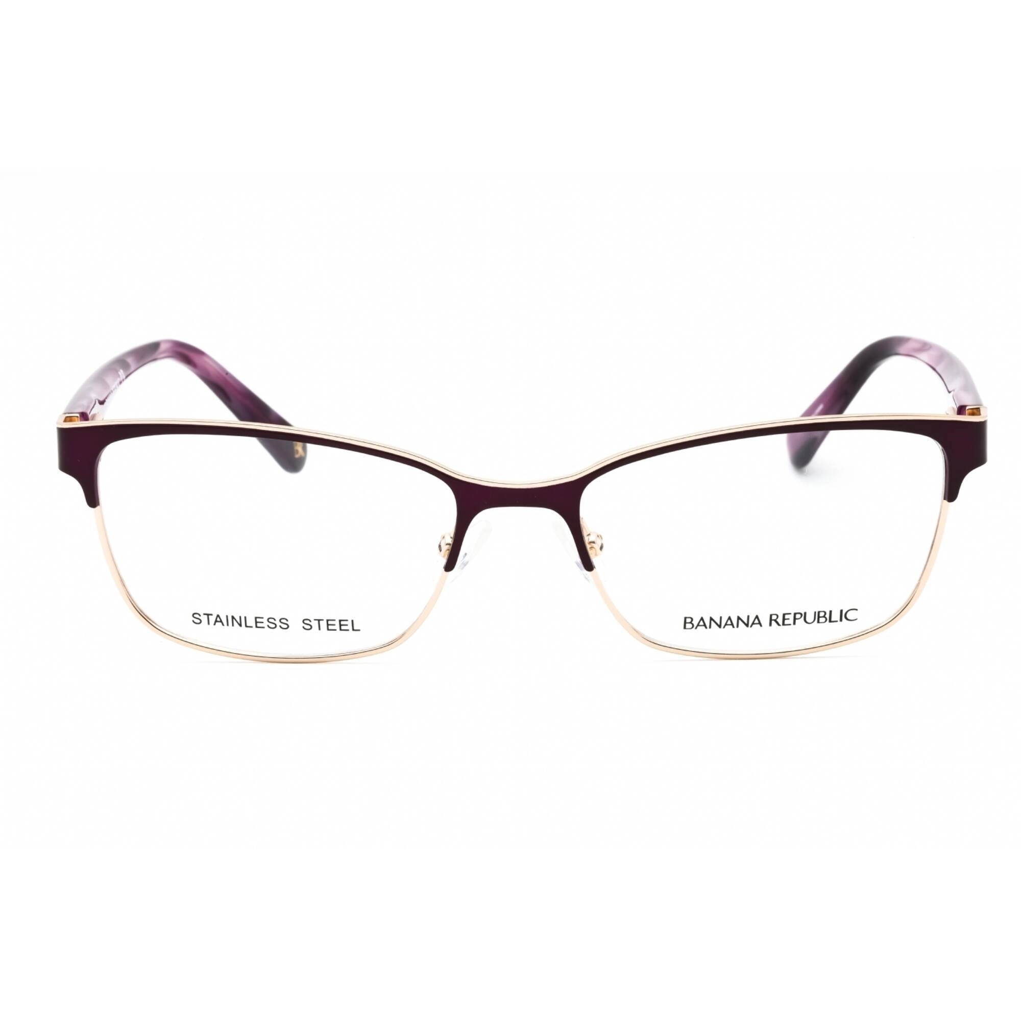 Banana Republic Women's Eyeglasses - 52mm Matte Purple Violet Frame | Mabel 01JZ 00