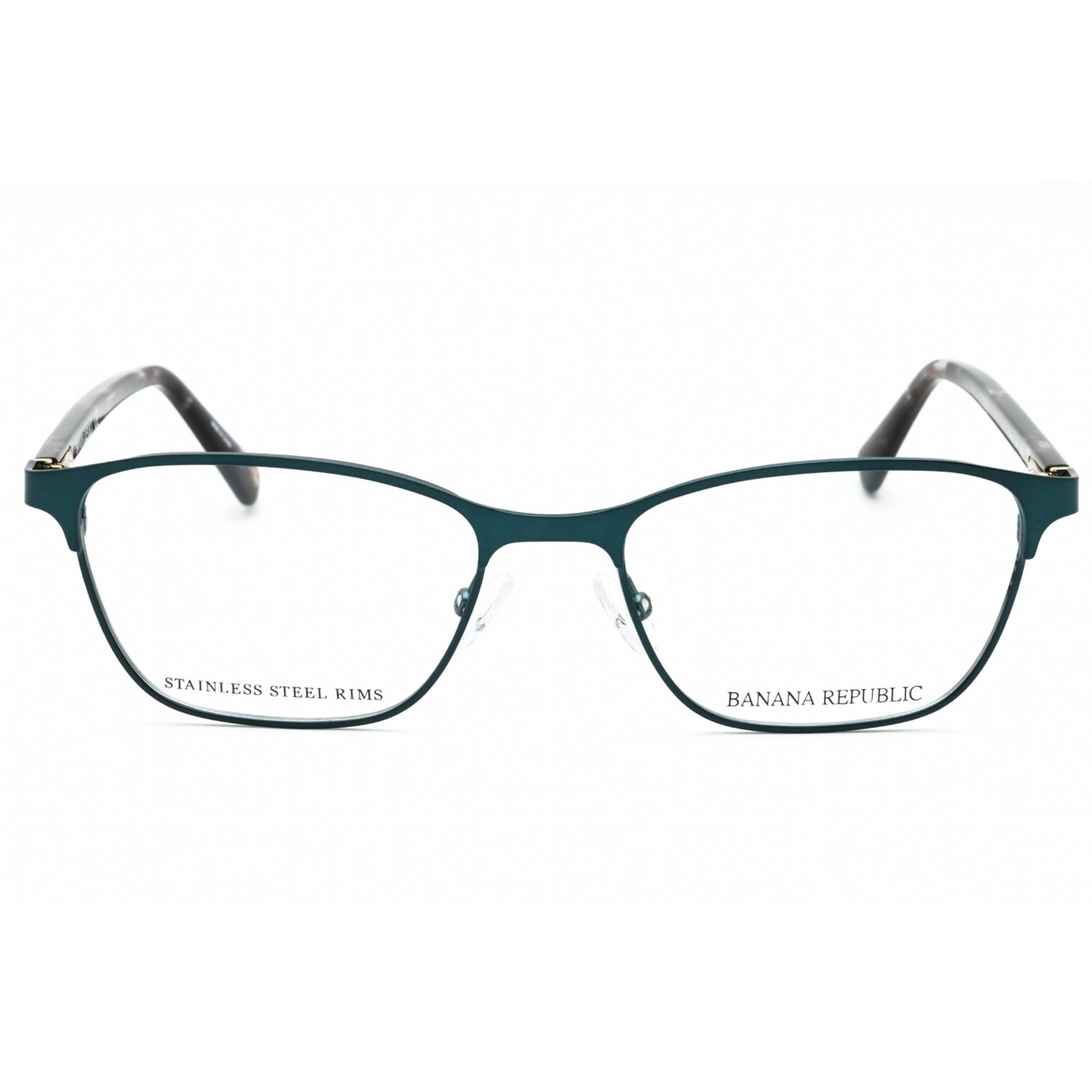 Banana Republic Women's Eyeglasses - 53mm Teal Metal Full Rim Frame | CAMILA 0ZI9 00