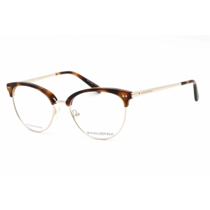 Banana Republic Women's Eyeglasses - Brown Havana Metal Oval Frame | LORAINE 0WR9 00