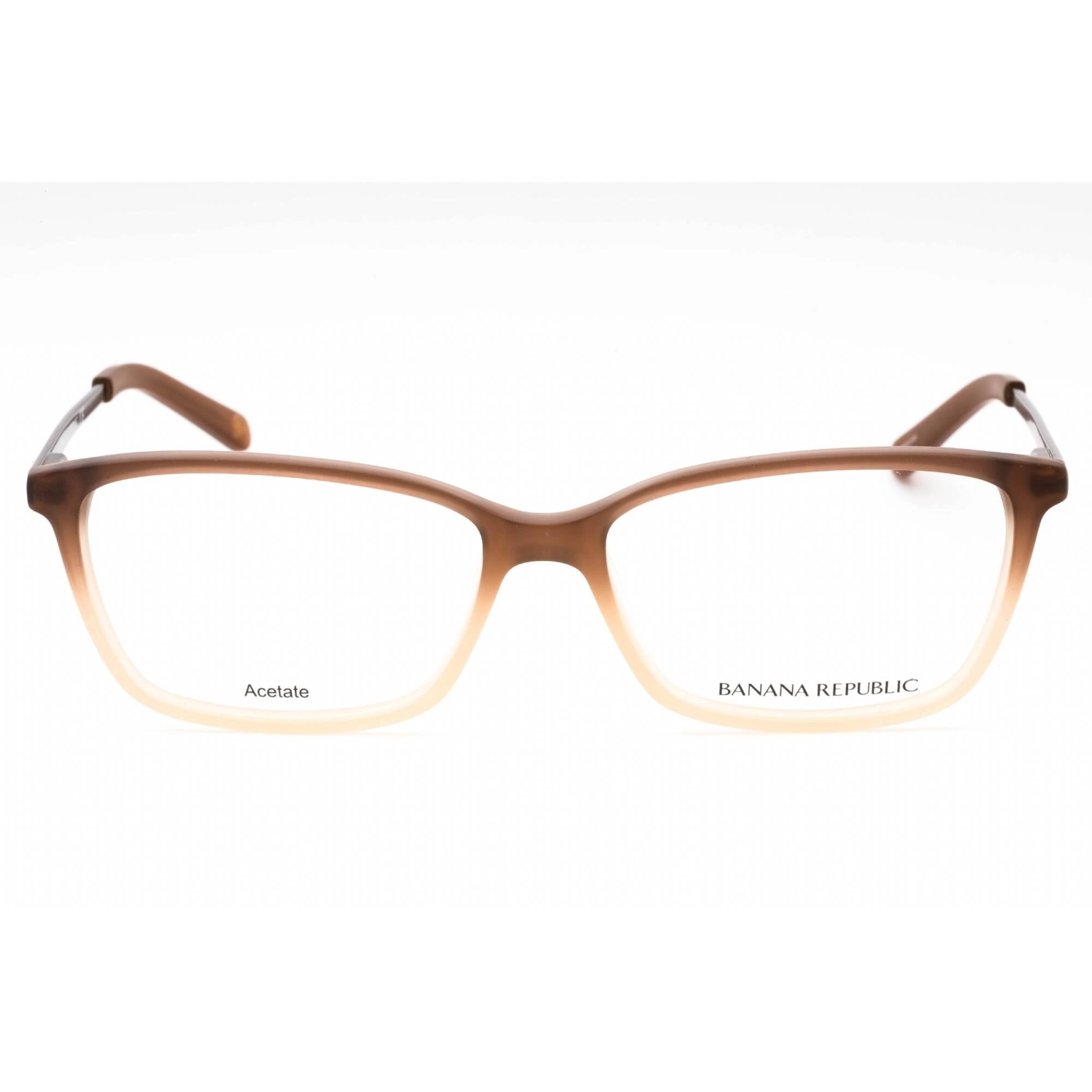 Banana Republic Women's Eyeglasses - Matte Brown Plastic Square Frame | CATE/N 0YZ4 00