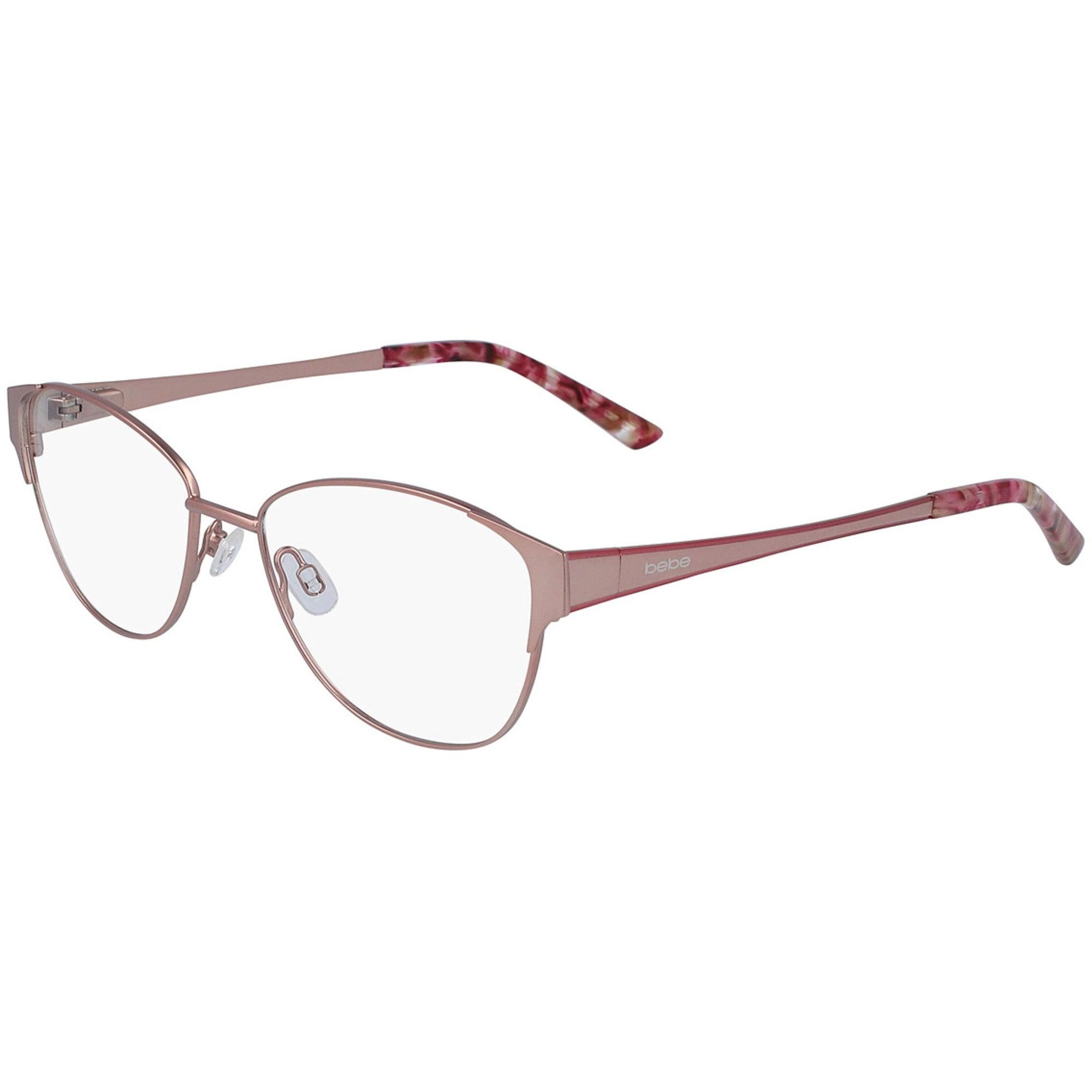 Bebe Women's Eyeglasses - Rose Gold Metal Cat Eye Frame, 51 mm | BEBE BB5159 770