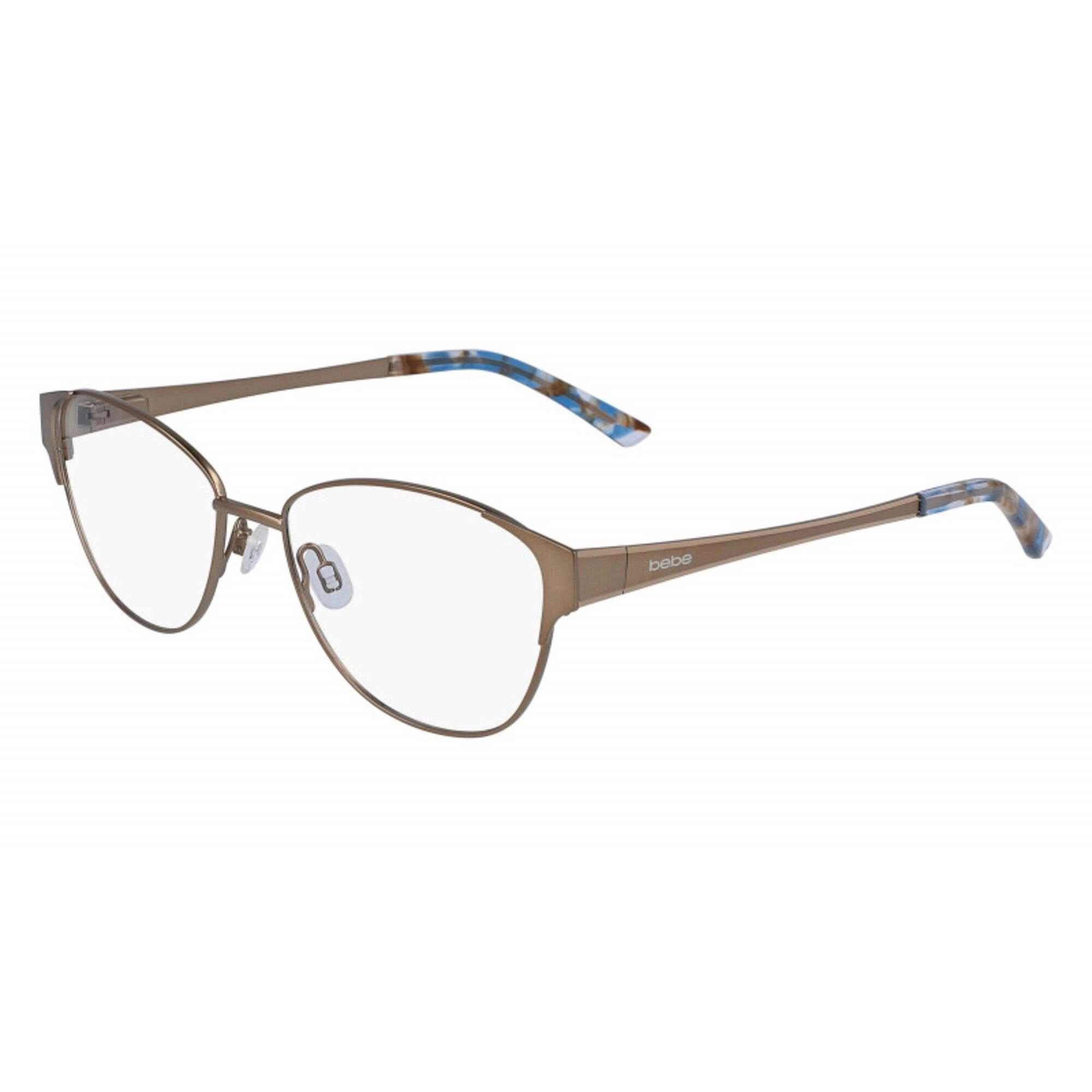 Bebe Women's Eyeglasses - Topaz Cat Eye Full Rim Frame Demo Lens | BEBE BB5159 200