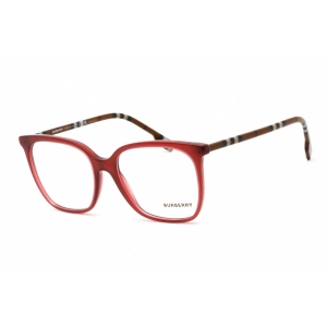 Burberry Women's Eyeglasses - Clear Lens Bordeaux Plastic Square Frame | 0BE2367 4018