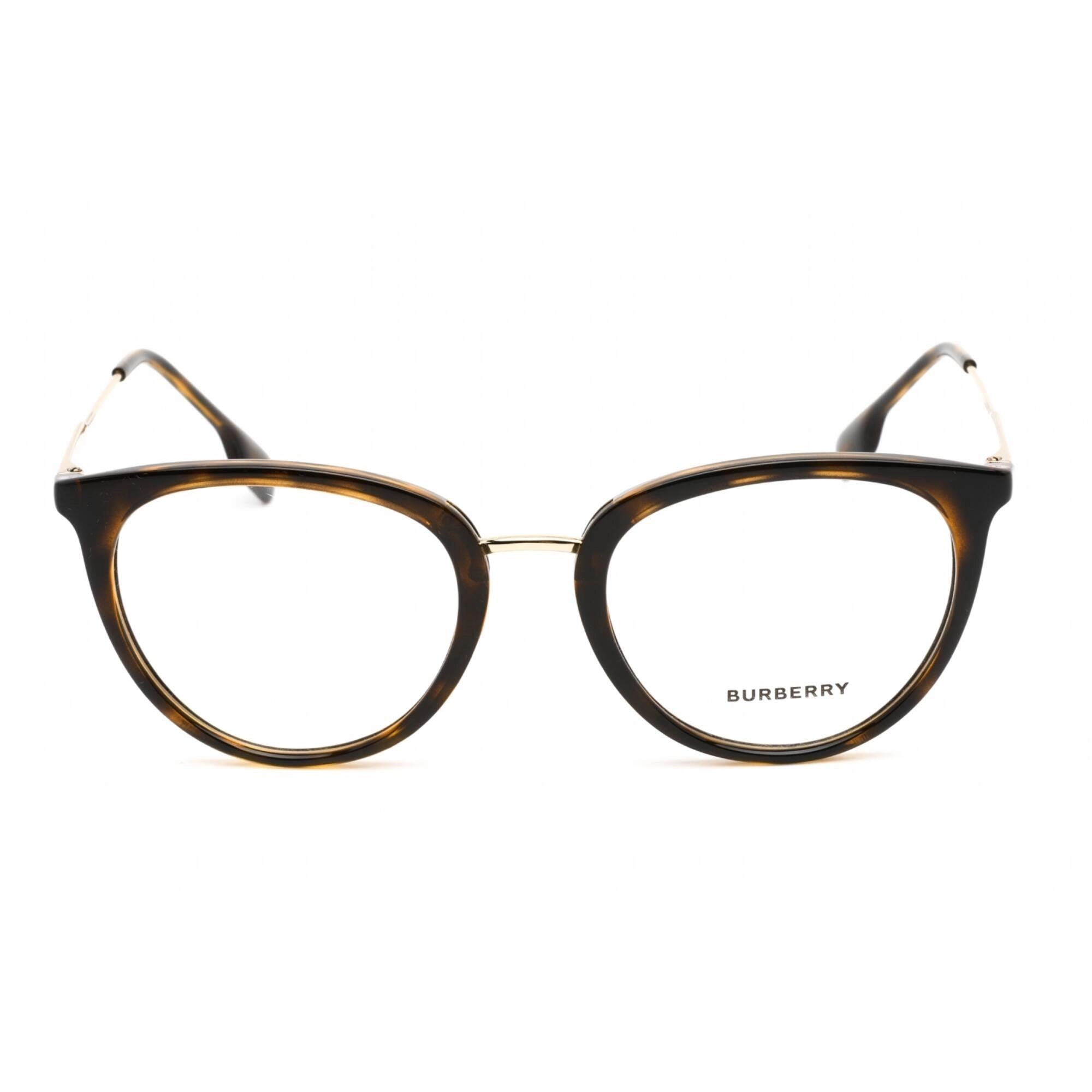 Burberry Women's Eyeglasses - Clear Lens Havana Plastic Round Frame | 0BE2331 3002