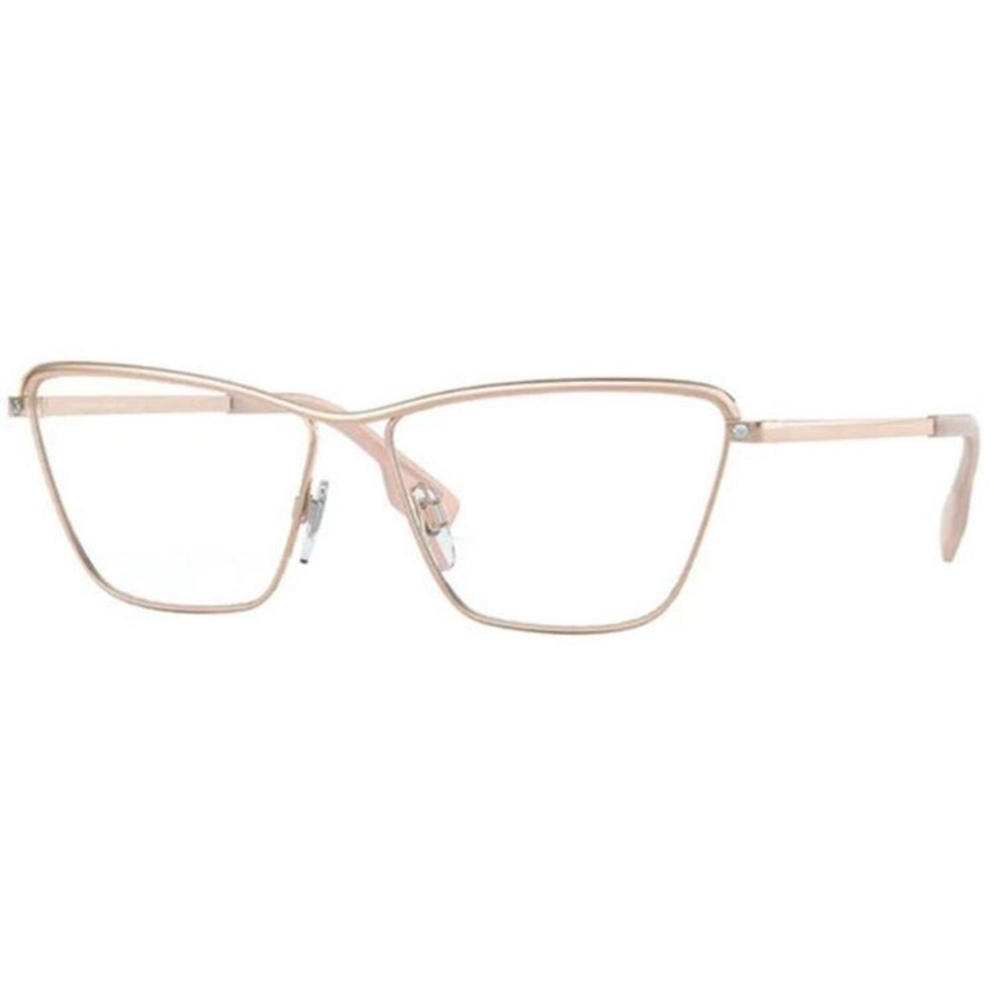 Burberry Women's Eyeglasses - Talbot Pink Metal Cat Eye Frame | BURBERRY 0BE1343 1188