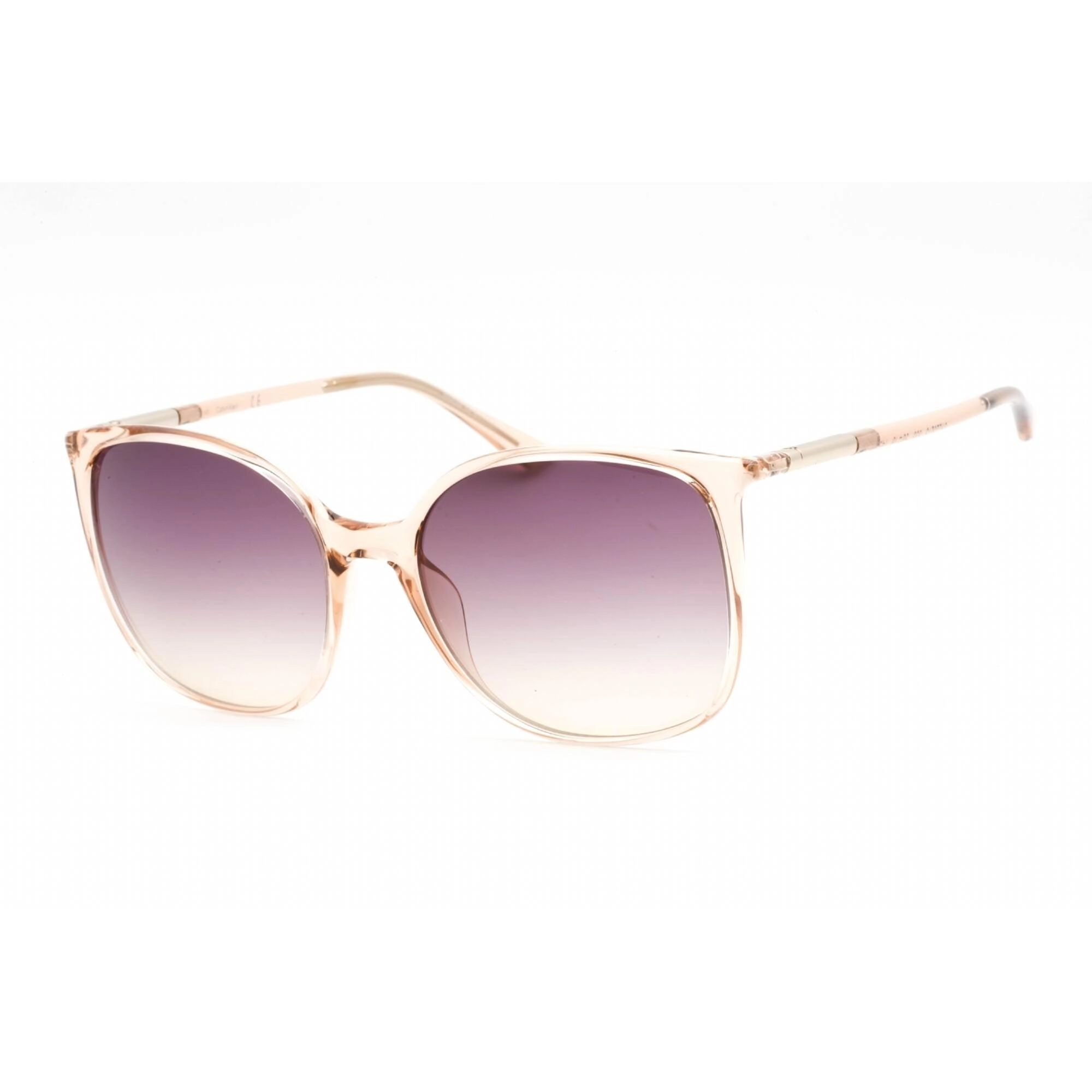 Calvin Klein Women's Sunglasses - Full Rim Peach Plastic Square Frame | CK22521S 835
