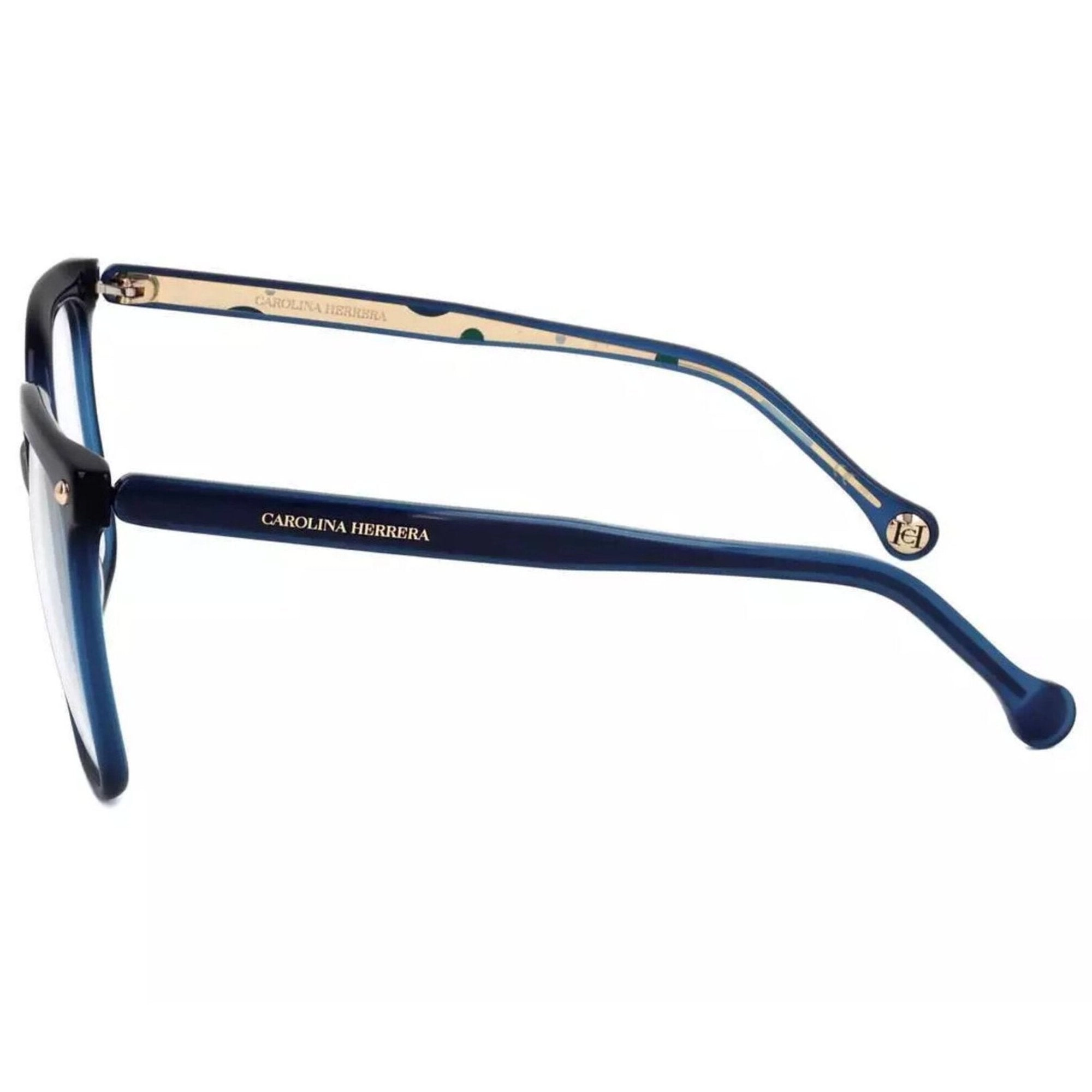 Carolina Herrera Women's Eyeglasses - Blue Plastic Full Rim Square | CH 0011 0PJP