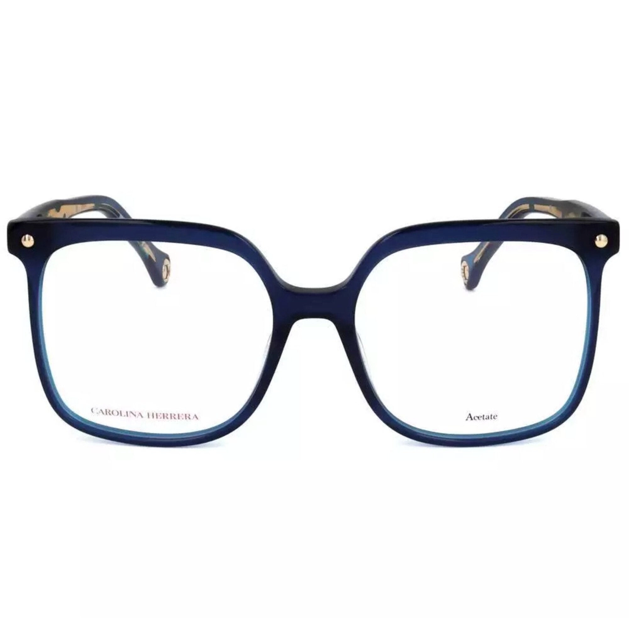 Carolina Herrera Women's Eyeglasses - Blue Plastic Full Rim Square | CH 0011 0PJP