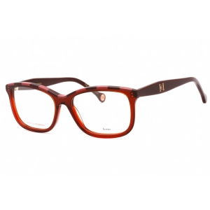 Carolina Herrera Women's Eyeglasses - Burgundy Red Rectangular Frame | HER 0147 0C8C