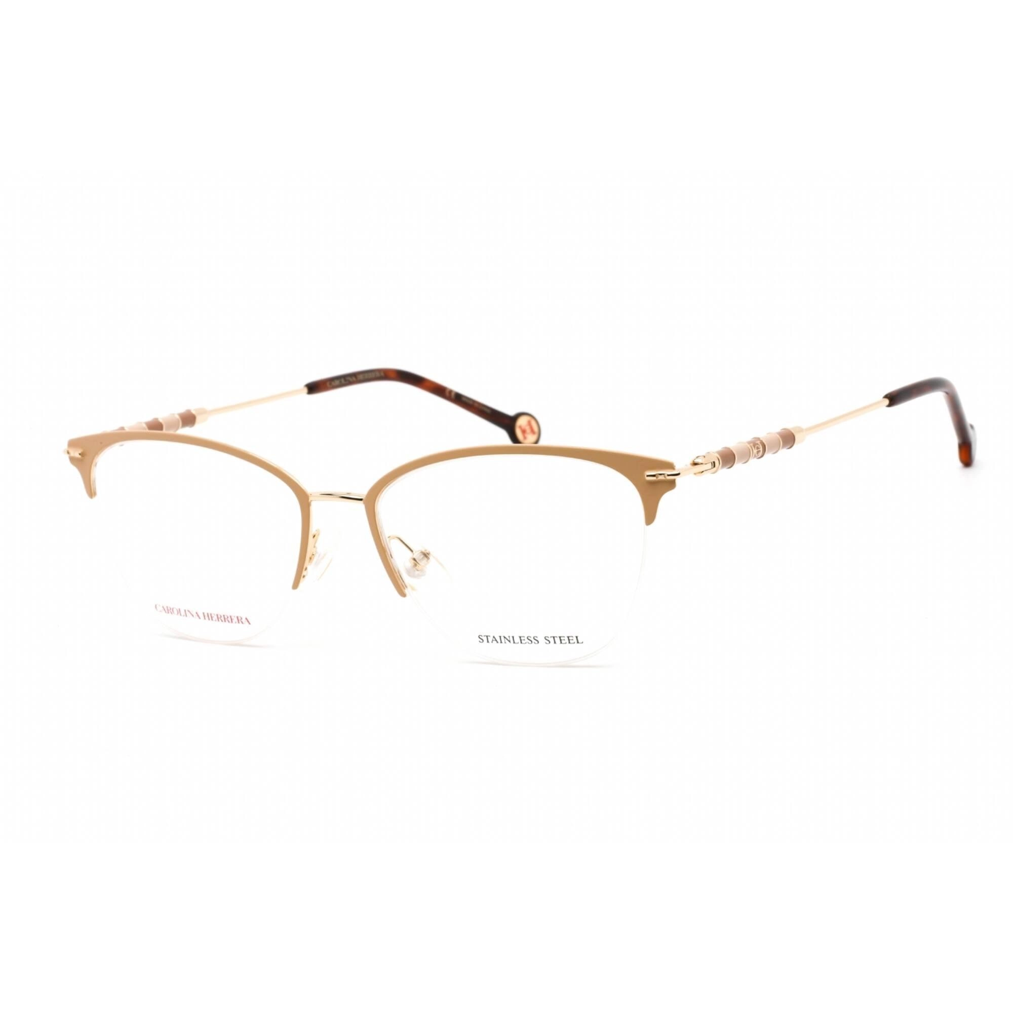 Carolina Herrera Women's Eyeglasses - Gold Nude Stainless Steel Frame | CH 0038 0BKU