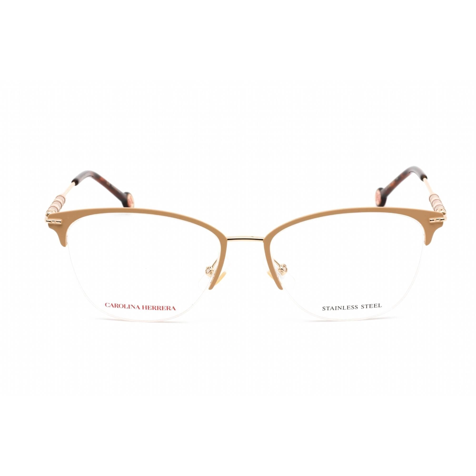 Carolina Herrera Women's Eyeglasses - Gold Nude Stainless Steel Frame | CH 0038 0BKU
