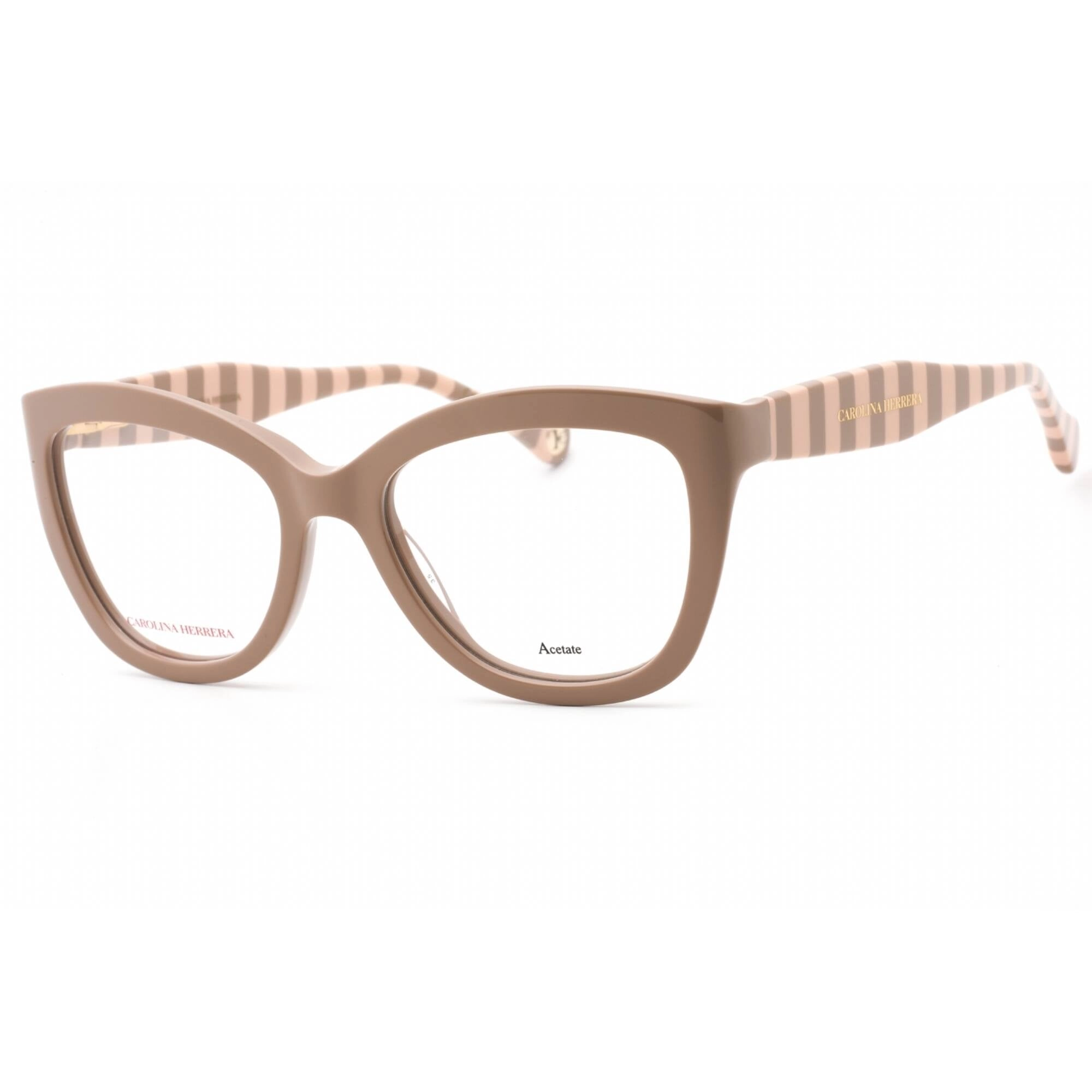 Carolina Herrera Women's Eyeglasses - Pink Nude Plastic Cat Eye Frame | HER 0088 0C9N