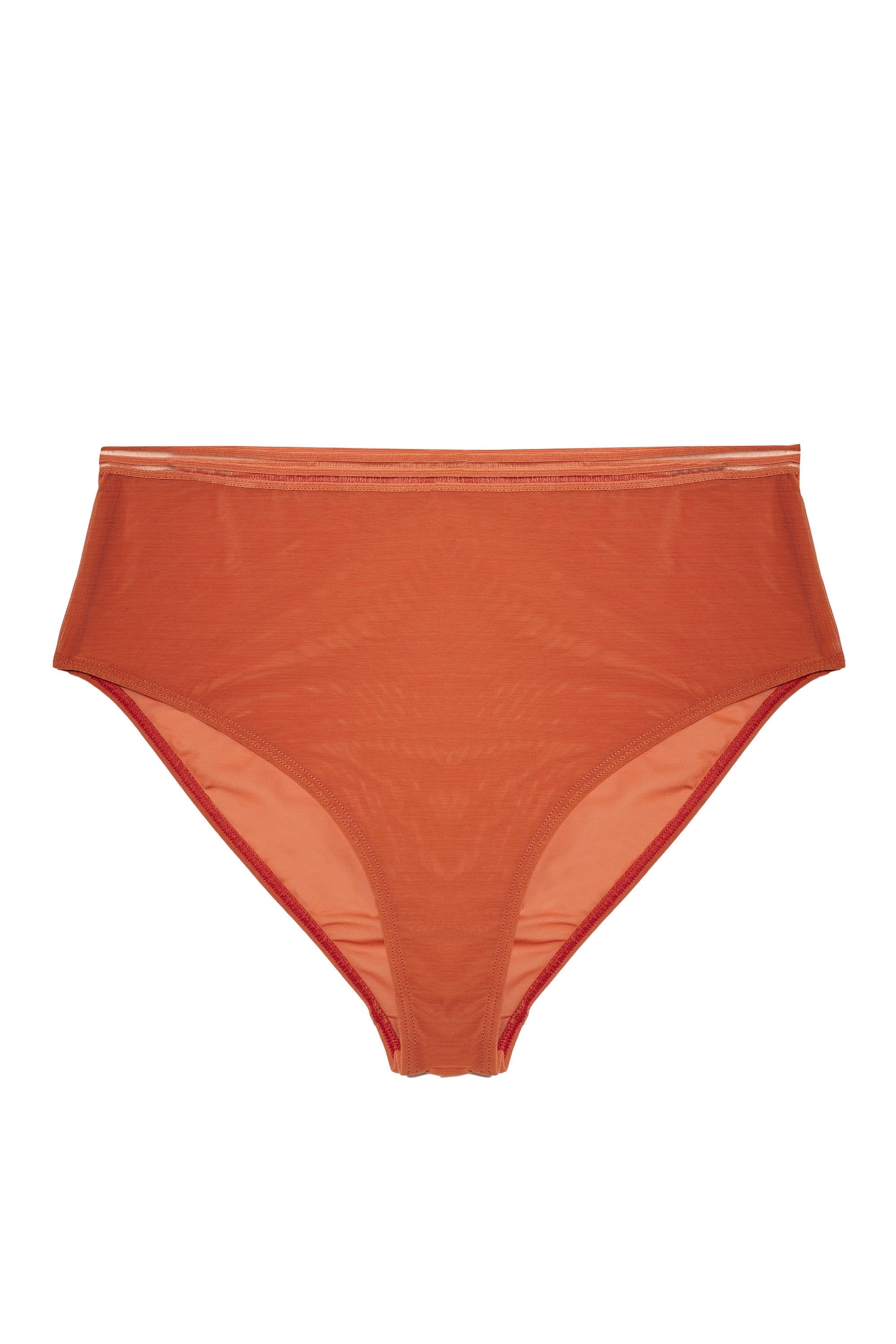 Chelsea Cinnamon Mesh Highwaist Brief