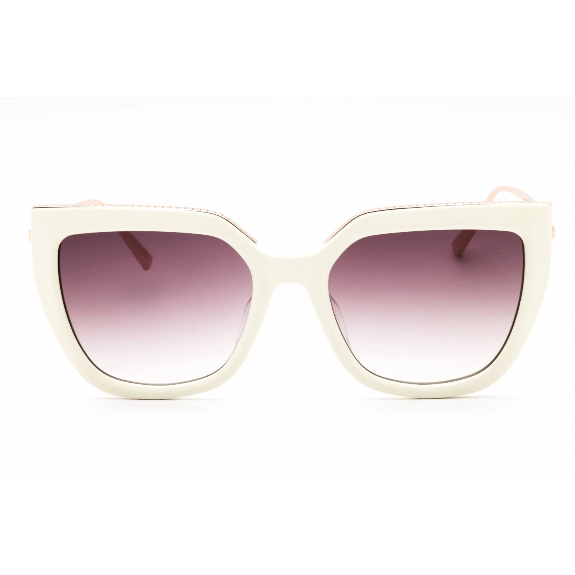 Chopard Women's Sunglasses - Glossy Powder Pink Metal Full Rim Cat Eye | SCH319M 09FF