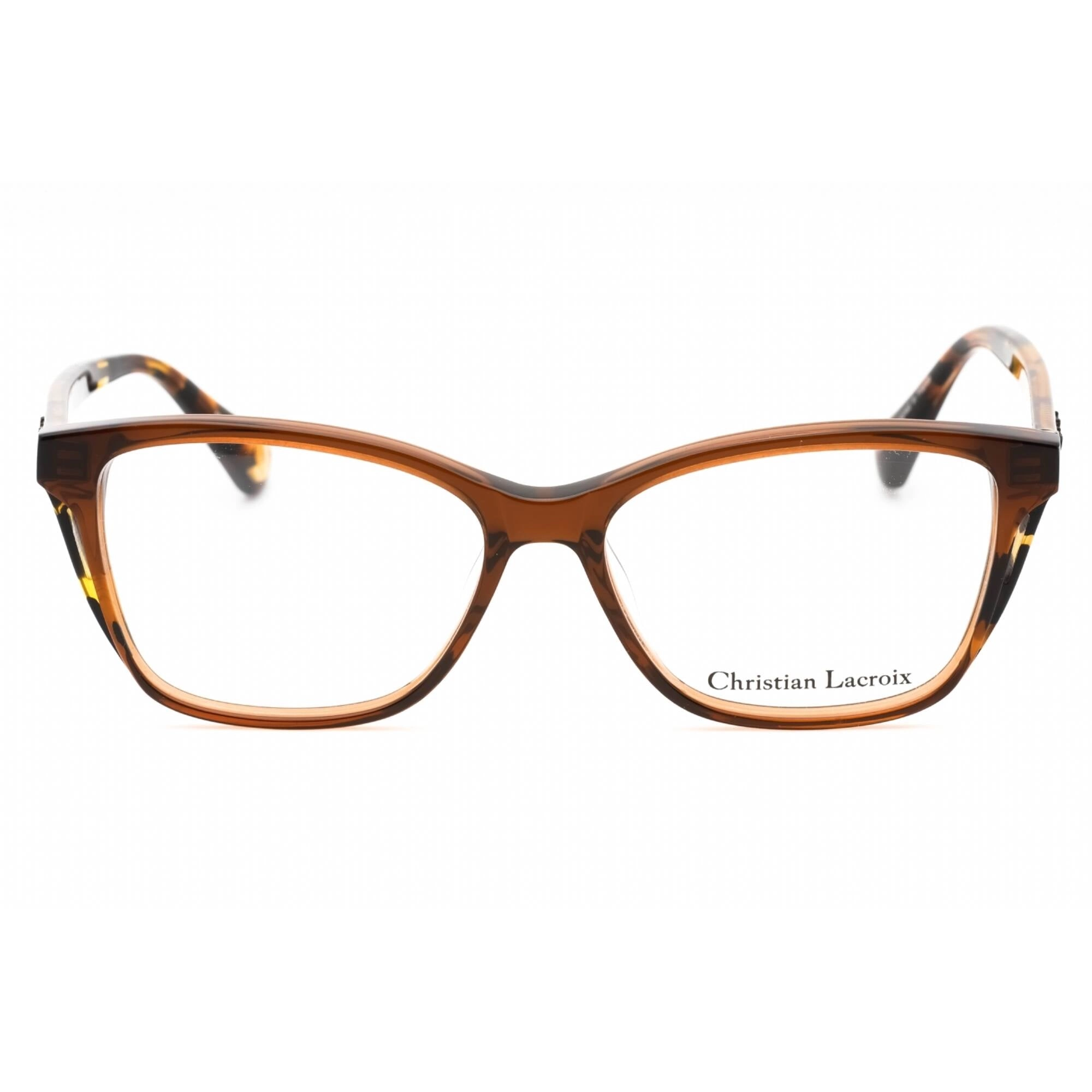 Christian Lacroix Women's Eyeglasses - Caramel Plastic Cat Eye Frame | CL1085 114