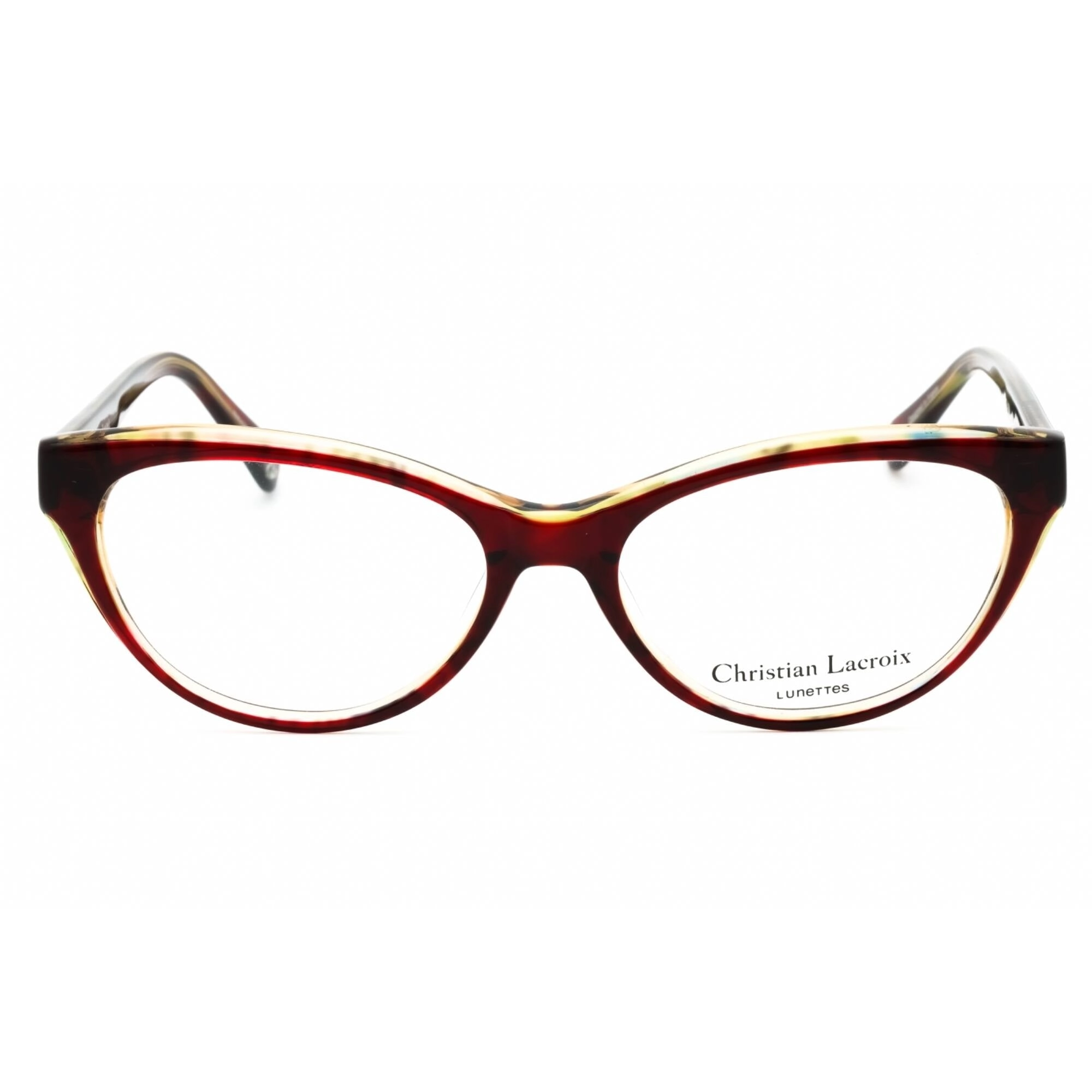 Christian Lacroix Women's Eyeglasses - Cherry/Exo'chic Cat Eye Frame | CL1050 275