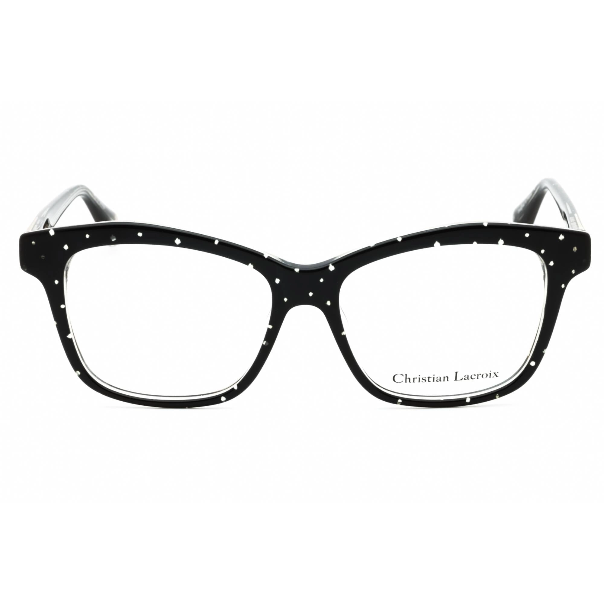 Christian Lacroix Women's Eyeglasses - Plumetis Black Plastic Full Rim | CL1076 084