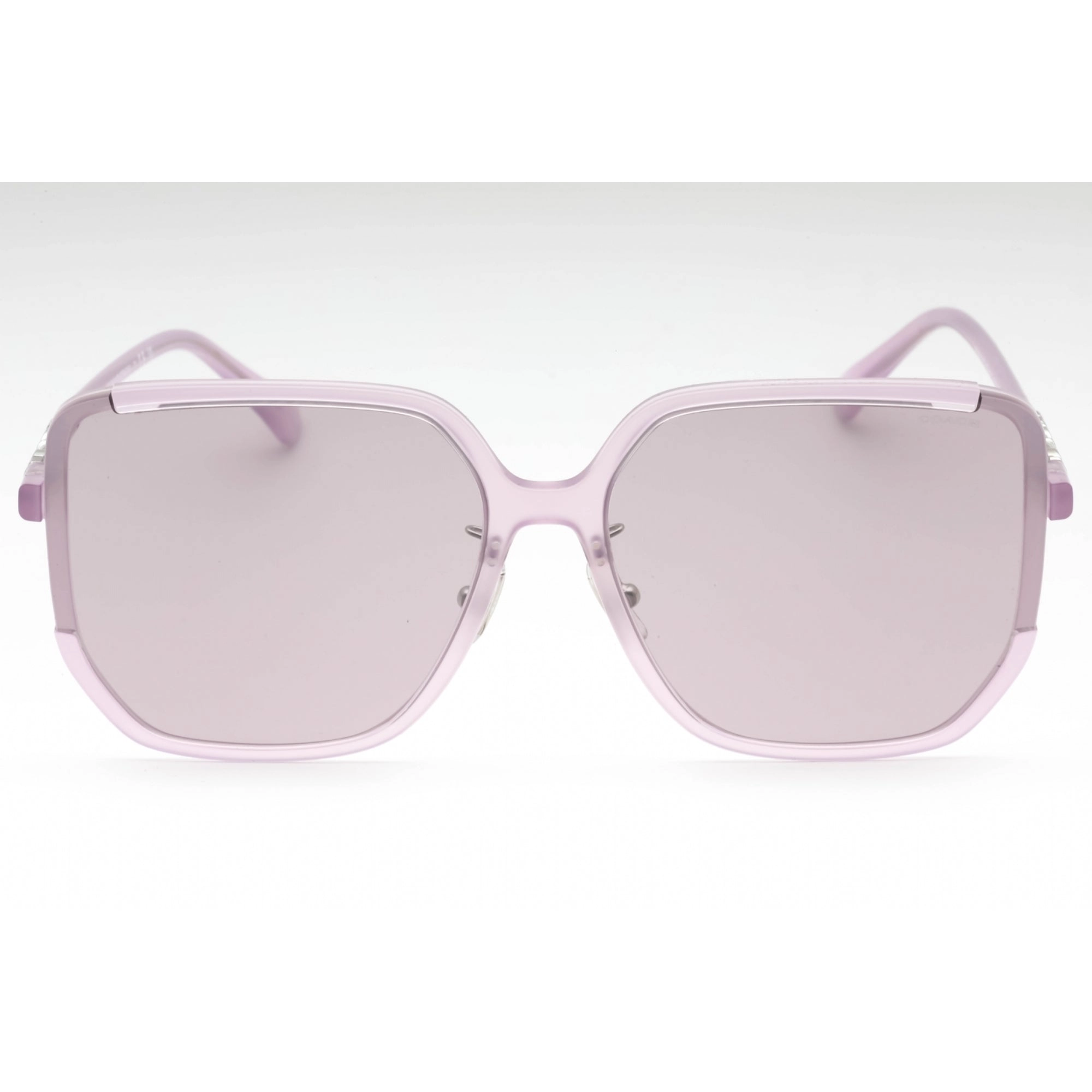 Coach Women's Sunglasses - Milky Purple Plastic Geometric Frame | 0HC8401D 5696AK