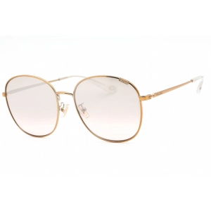 Coach Women's Sunglasses - Rose Gold Metal Full Rim Round Frame | 0HC7134 93318Z