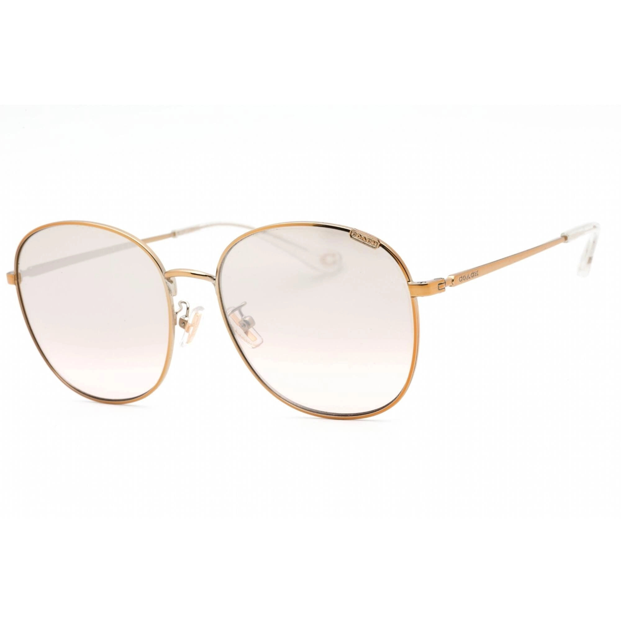 Coach Women's Sunglasses - Rose Gold Metal Full Rim Round Frame | 0HC7134 93318Z