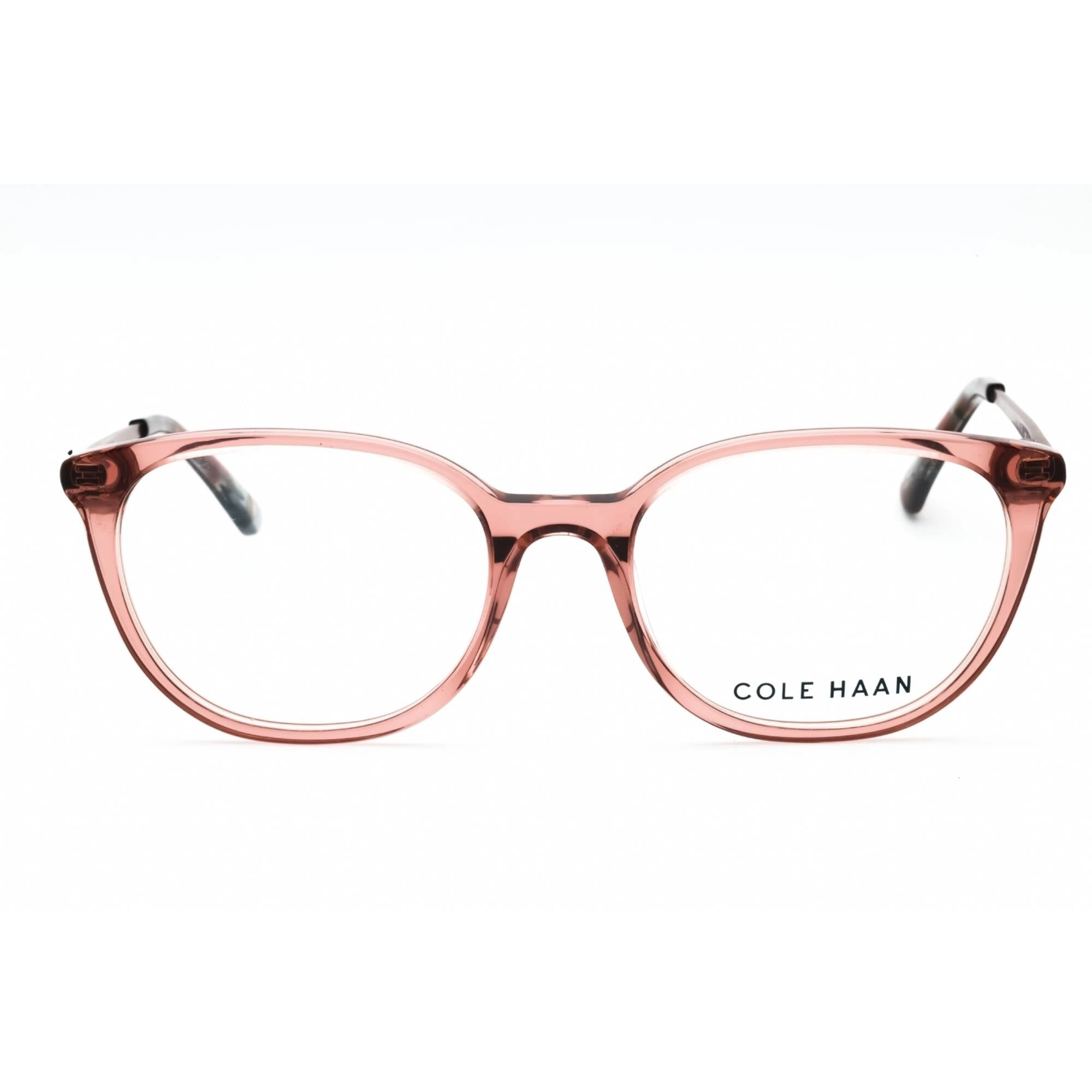 Cole Haan Women's Eyeglasses - Rose Crystal Acetate Full Rim Oval Frame | CH5041 512