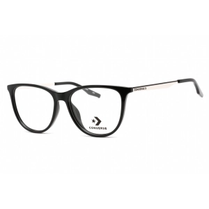 Converse Women's Eyeglasses - Full Rim Black Plastic Rectangular Frame | CV8007 001
