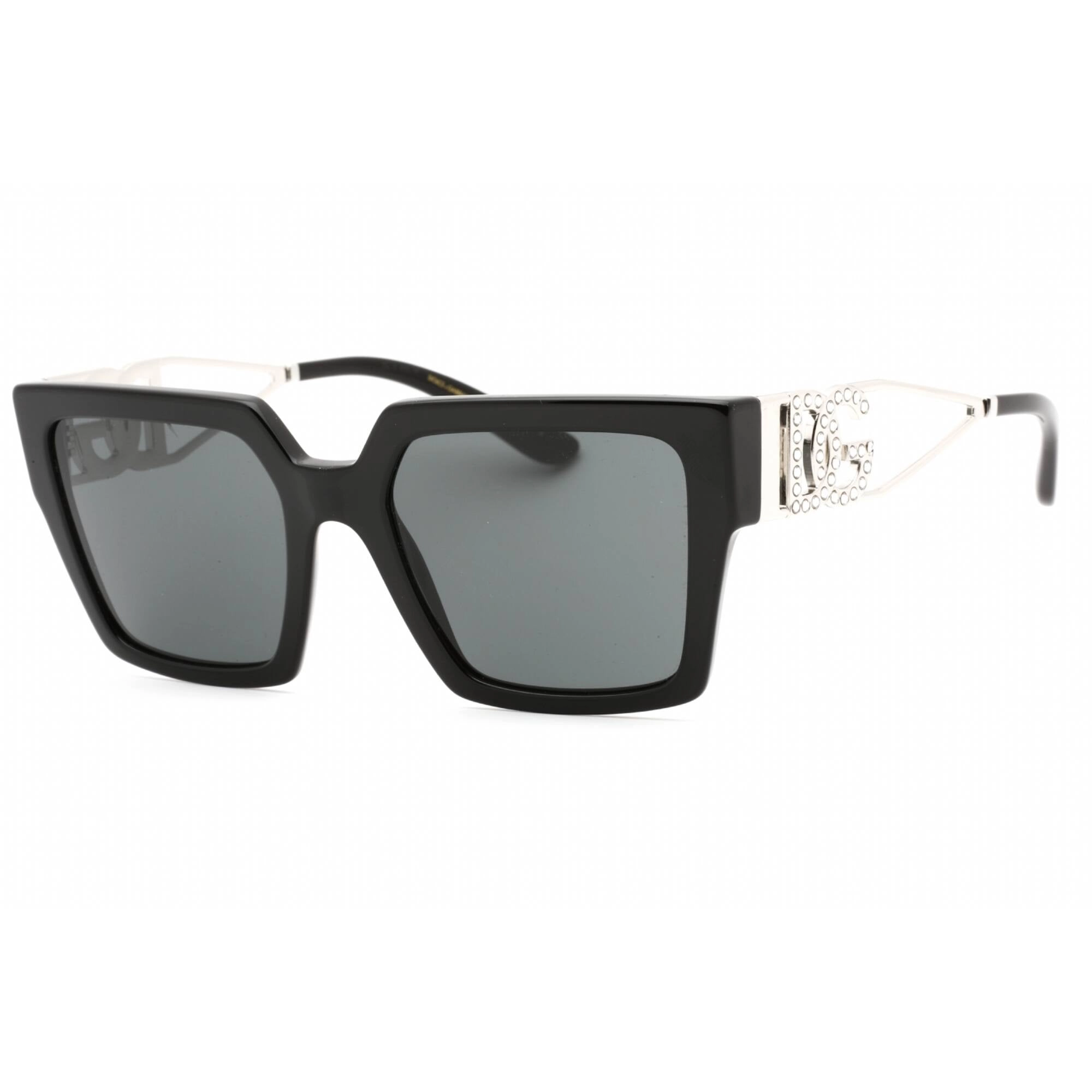 Dolce & Gabbana Women's Sunglasses - Black Plastic Cat Eye Frame | 0DG4446B 501/87