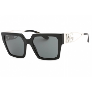 Dolce & Gabbana Women's Sunglasses - Black Plastic Cat Eye Frame | 0DG4446B 501/87