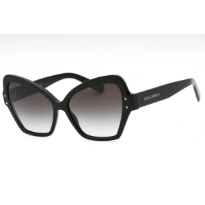 Dolce & Gabbana Women's Sunglasses - Black Plastic Cat Eye Frame | 0DG4463 501/8G