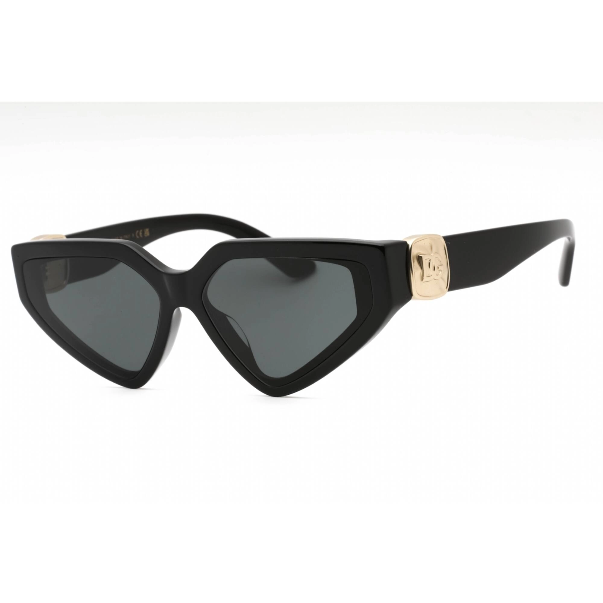 Dolce & Gabbana Women's Sunglasses - Black Plastic Cat Eye Frame | 0DG4469F 501/87