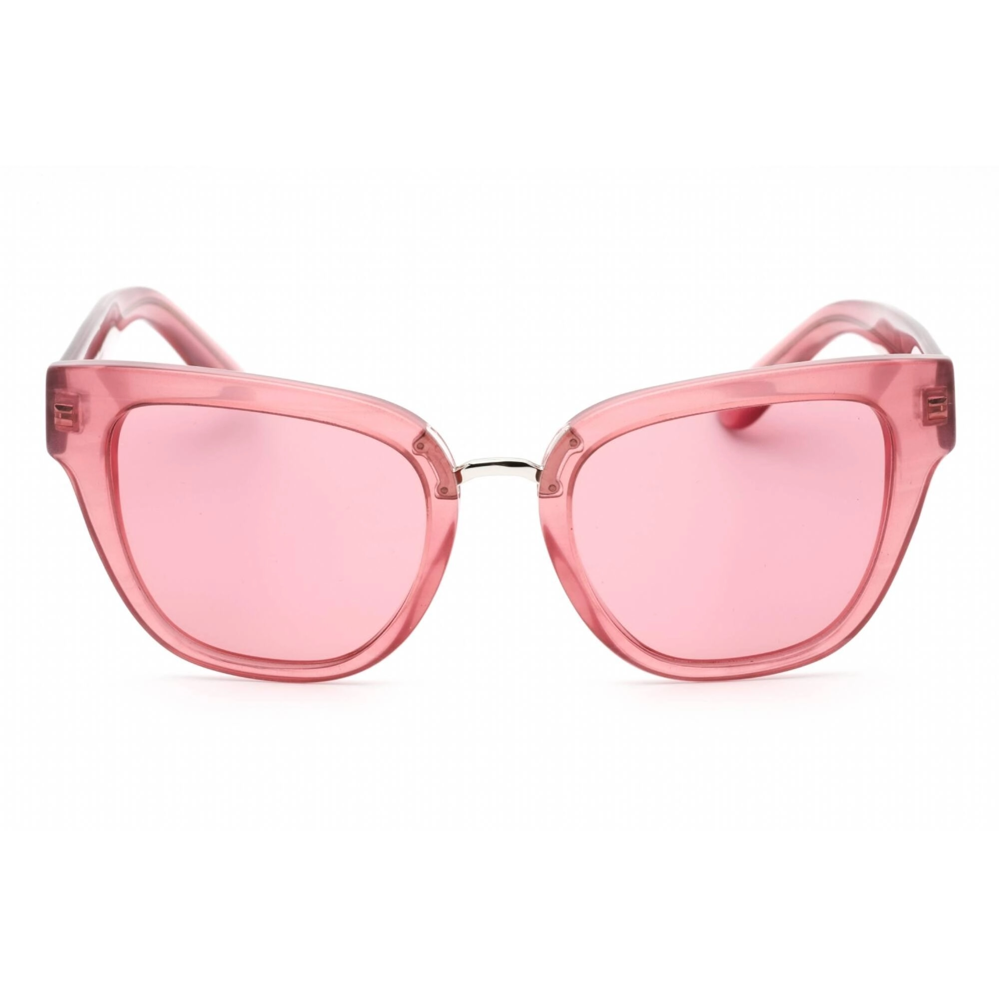 Dolce & Gabbana Women's Sunglasses - Pink Rectangular Plastic Frame | 0DG4437 3405A4