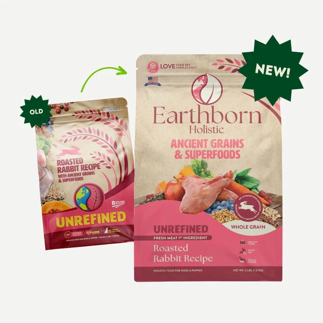 Earthborn Holistic Unrefined Roasted Rabbit with Ancient Grains & Superfoods Dry Dog Food