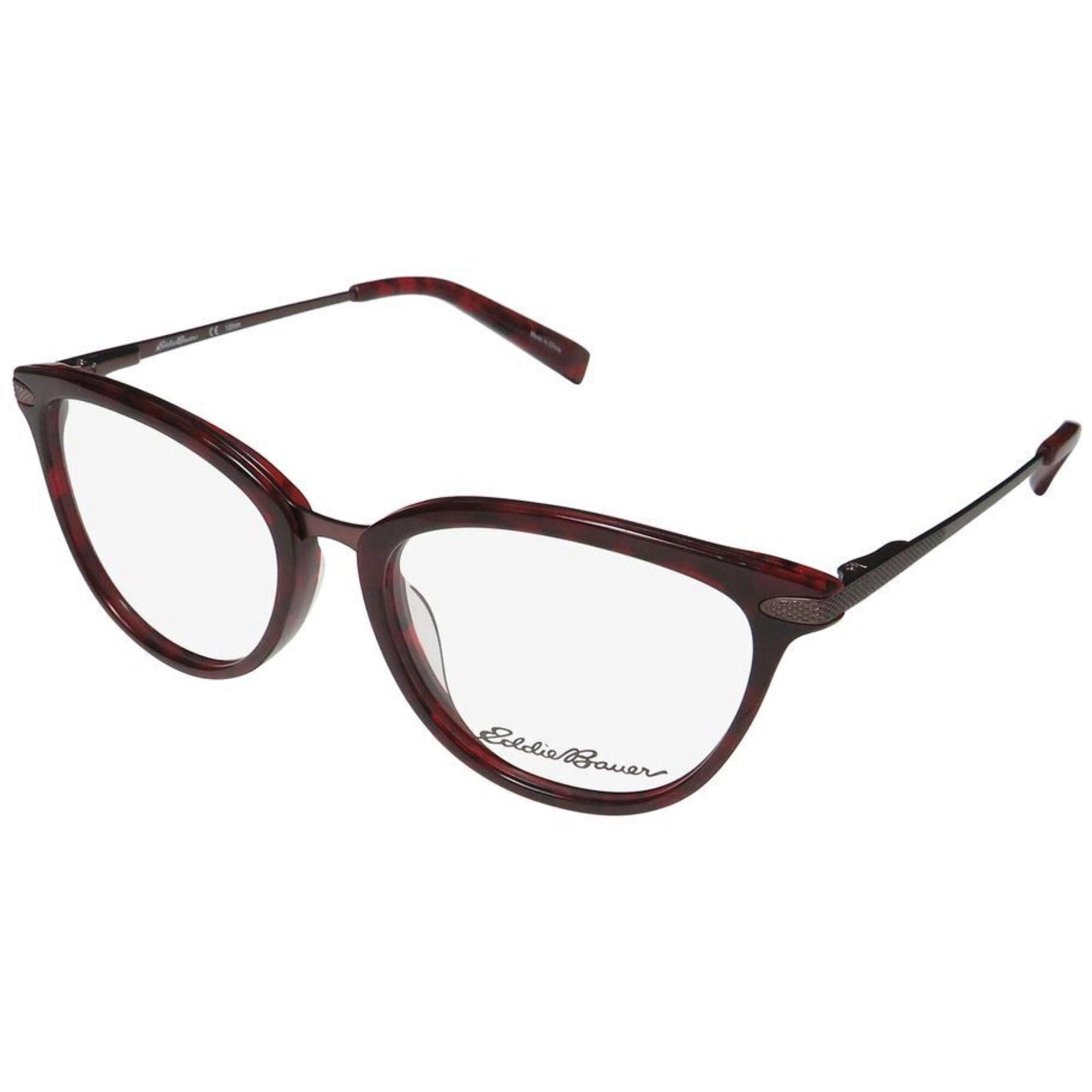 Eddie Bauer Women's Eyeglasses - Red Plastic Cat Eye Frame | EDDIE BAUER 32208 RE