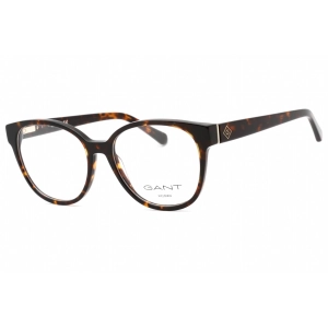 Gant Women's Eyeglasses - Dark Havana Plastic Full Rim Round Shape Frame | GA4131 052