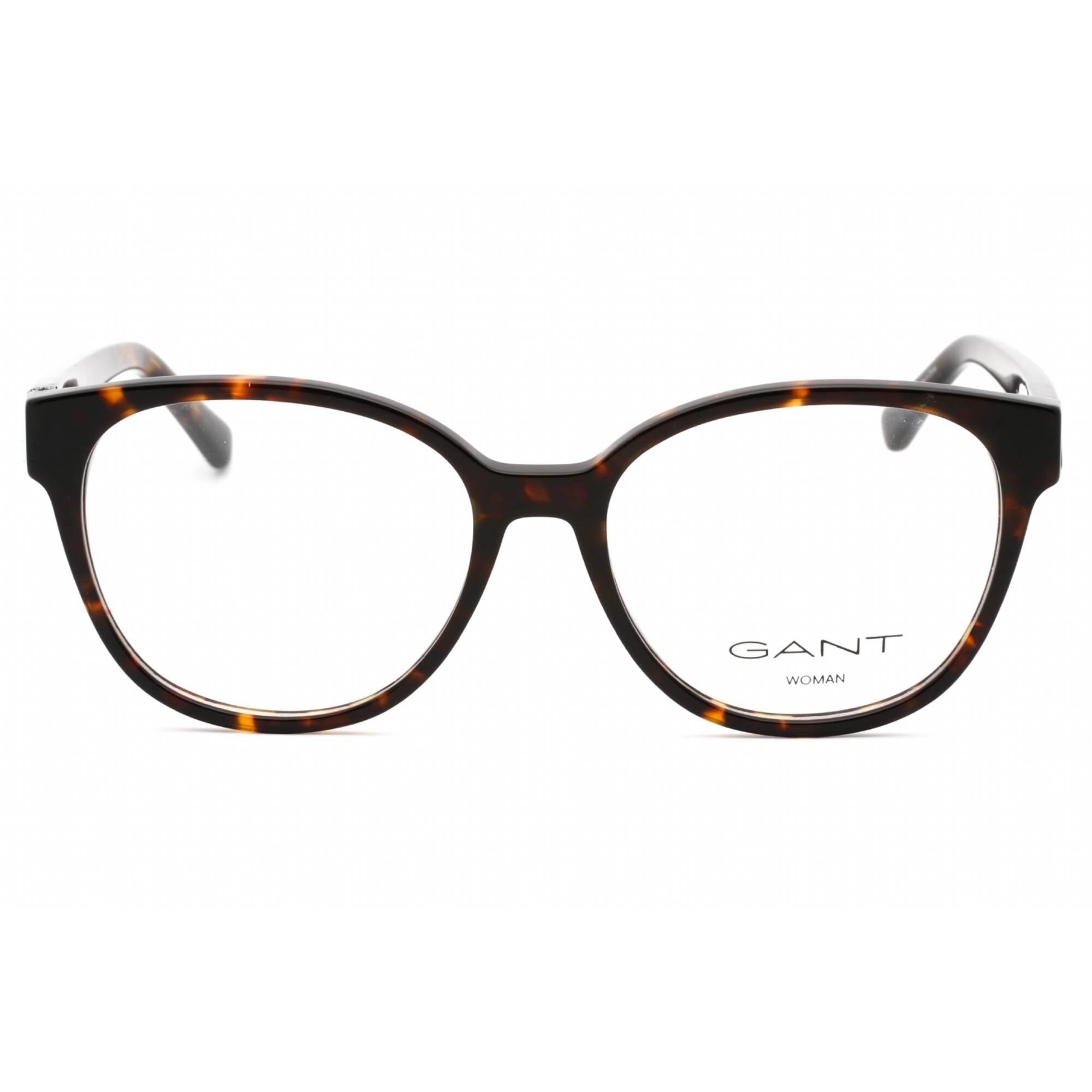 Gant Women's Eyeglasses - Dark Havana Plastic Full Rim Round Shape Frame | GA4131 052