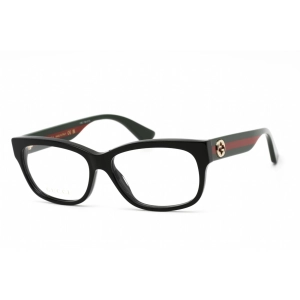 Gucci Women's Eyeglasses - Black Multicolor Acetate Cat Eye Full Rim | GG0278O 011