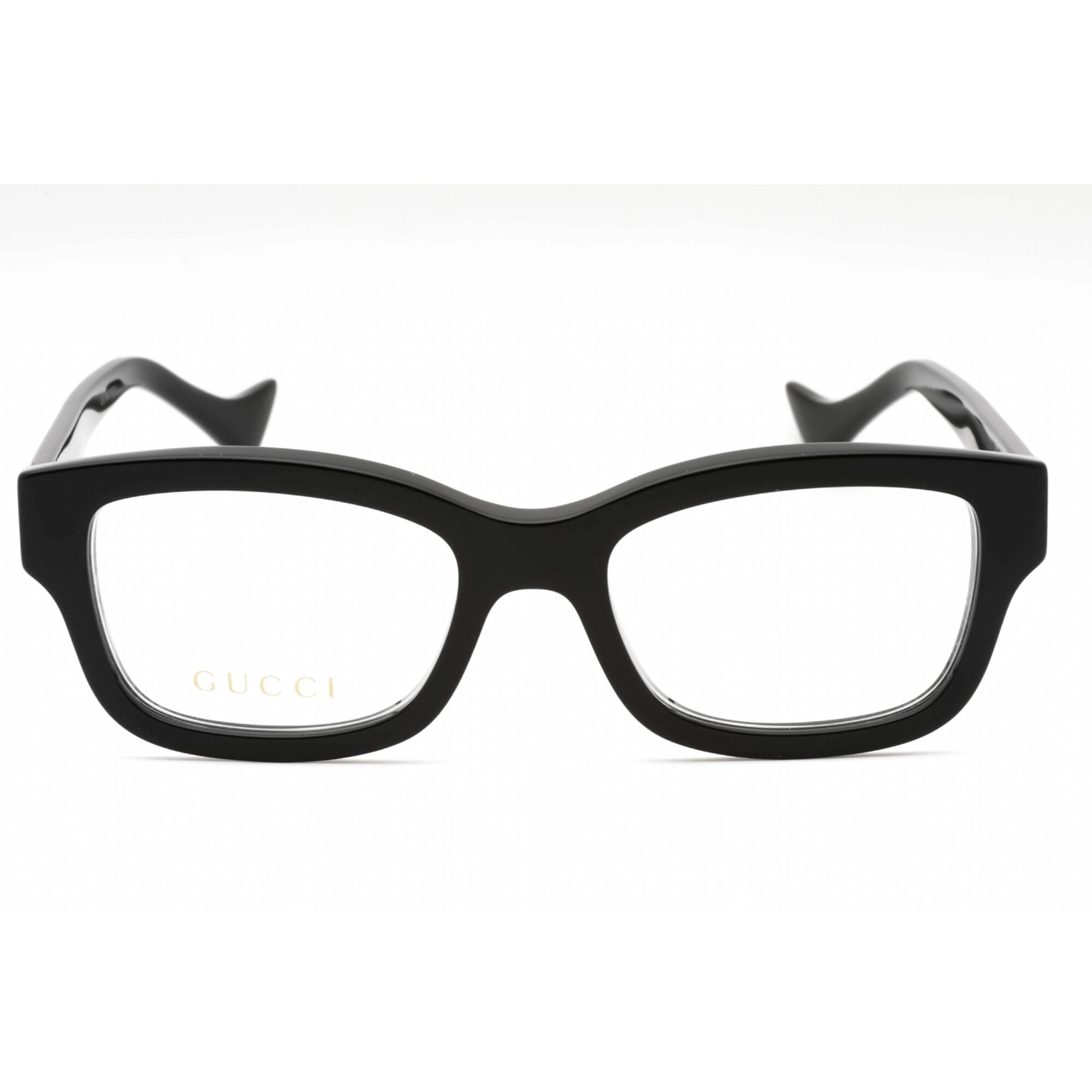 Gucci Women's Eyeglasses - Black Plastic Rectangular Full Rim Frame | GG1259O 001