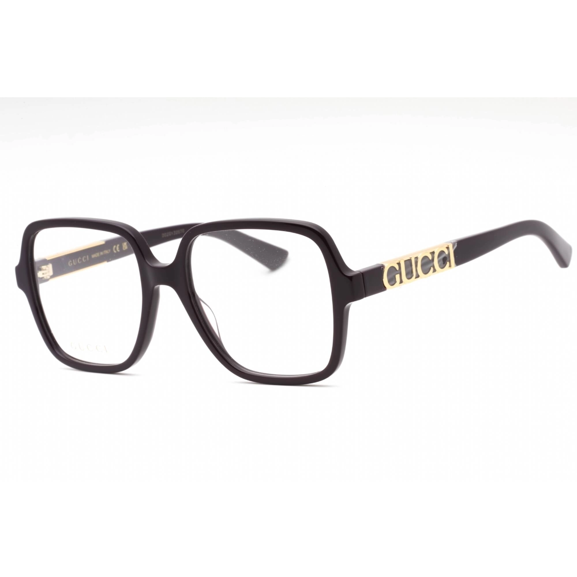 Gucci Women's Eyeglasses - Violet Plastic Square Shape Full Rim Frame | GG1193O 003