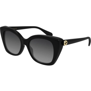 Gucci Women's Sunglasses - Full Rim Black Acetate Cat Eye Shape Frame | GG0921S 001