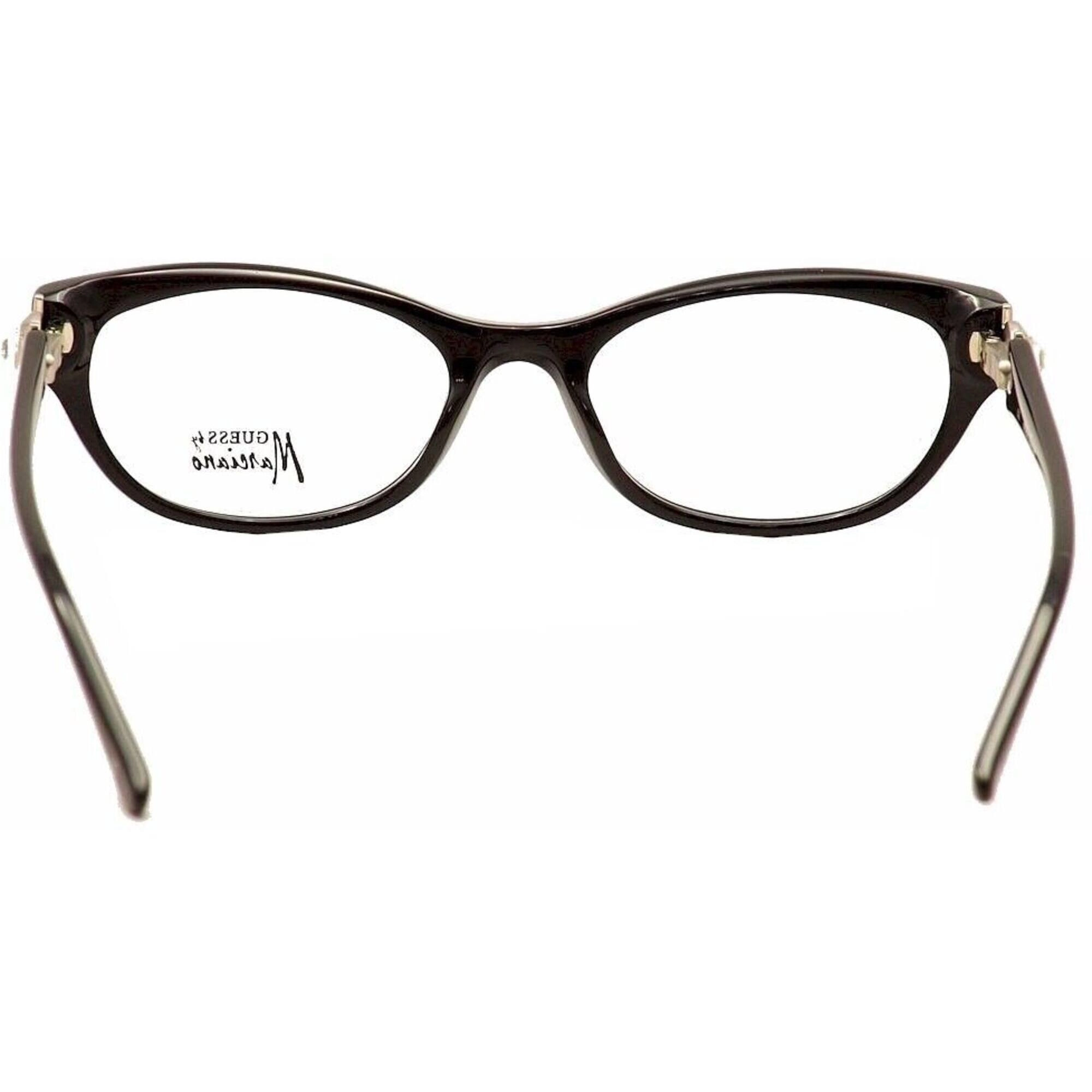 Guess By Marciano Women's Eyeglasses - Black Rectangular Frame | GM0196 0196 BLK