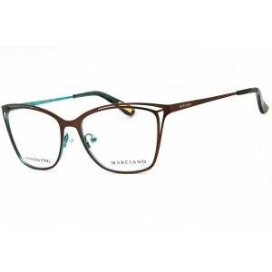 Guess By Marciano Women's Eyeglasses - Matte Dark Brown Cat Eye Frame | GM0310 049