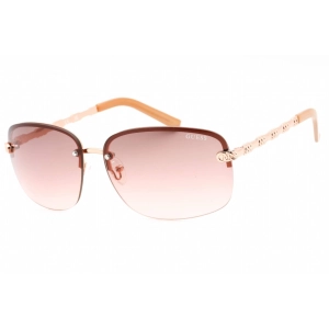 Guess Factory Women's Sunglasses - Aviator Frame Gradient Bordeaux Lens | GF0388 28T