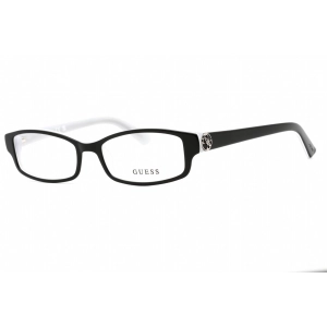 Guess Women's Eyeglasses - Black/Crystal Plastic Full Rim Rectangular | GU2526 003