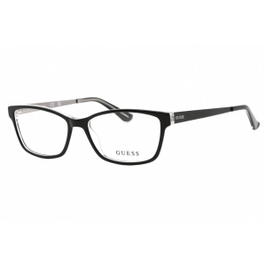 Guess Women's Eyeglasses - Clear Demo Lens Black/Crystal Plastic Frame | GU2538 003