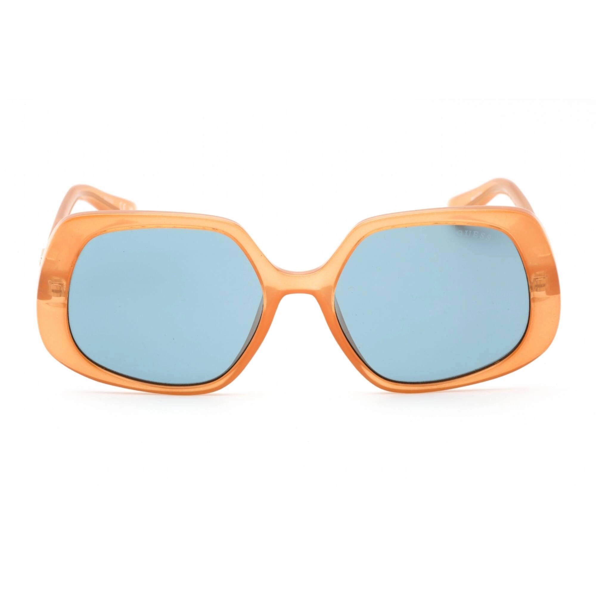 Guess Women's Sunglasses - Full Rim Beige Plastic Square Shape Frame | GU7862 59V